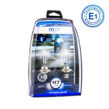Лампа H7 галогенная 55W 12V Dynamic Blue 3325к (2шт комплект)