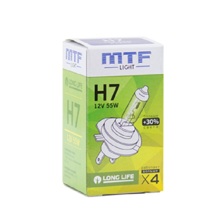 Лампа H7 галогенная 55W 12V Standart +30% (1шт)