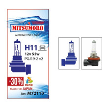 Лампа H11 галогенная 55W 12V +30% (1шт) 72110