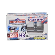 Лампа H3 галогенная 55W 12V Super Laser effect +150% (2шт комплект)
