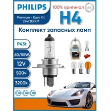 Лампа H4 галогенная + предохранитель, P21/5W, P21W, PY21W, C5W,W5W 12V (Набор)