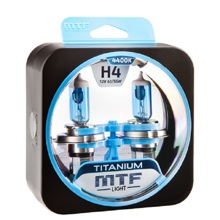 Лампа H4 галогенная 60/55W 12V TITANIUM 4400к (2шт комплект)