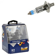 Лампа H1 галогенная 55W 12V Rally +150% (Silver) (2шт комплект) 72120AR +150