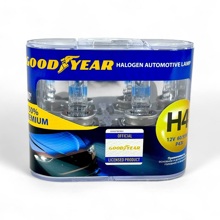 Лампа H4 галогенная 60/55W 12V P43t Premium +150% (2шт комплект)