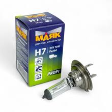 Лампа H7 галогенная 70W 24V Px26d