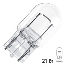 Лампа 12V W21W W3x16D (1шт)