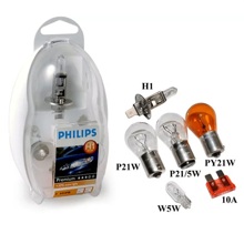 Лампа H1 галогенная + предохранитель, P21/5W, P21W, PY21W, C5W,W5W 12V (Набор)