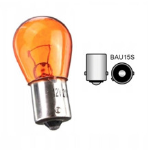 Лампа 12V PY21W BAU15S желтая (1шт) M21217OR