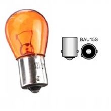 Лампа 12V PY21W BAU15S желтая (1шт) 2054