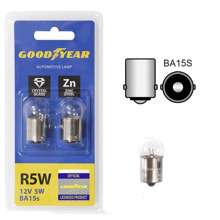 Лампа 12V R5W BA15S (2шт блистер)/10
