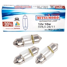 Лампа 12V C10W 28 mm SV8.5-8 (1шт)