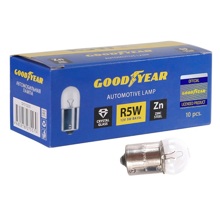 Лампа 12V R5W BA15S (упак.10шт)