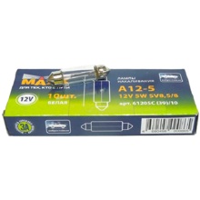 Лампа 12V C5W 36 mm SV8.5-8 (1шт) 61205с(36)