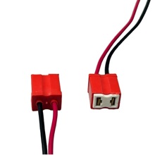 Патрон для лампы н7 (px26d) керамический с медным проводом 140ммх1,0мм