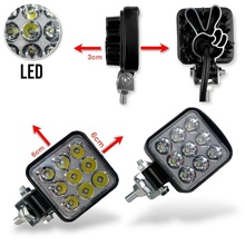 Противотуманная фара мини светодиодная 48W 12-24V (2шт комплект)