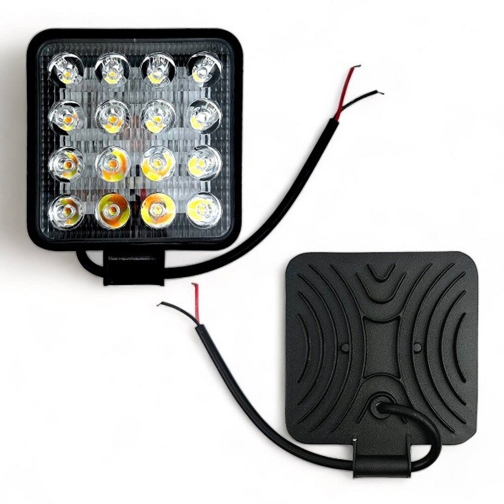 Противотуманная фара светодиодная 20мм 48W белый/желтый 1шт Противотуманная фара светодиодная 20мм 48W белый/желтый 1шт