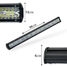 Противотуманная фара универсальная 110W 87см 12-24V /G0336