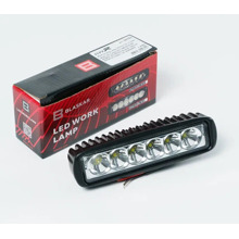 Противотуманная фара светодиодная 18W 6 SMD 1500Lm 6500K 9-80V 16см SPOOT (Дальний свет) (1 шт)