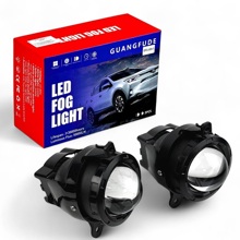 Противотуманная фара LED 2170 Приора линза дальний/Ближний/Белый/Желтый (Компл)