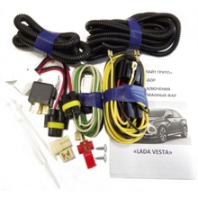 Проводка для птф в гофре для лады веста 2180