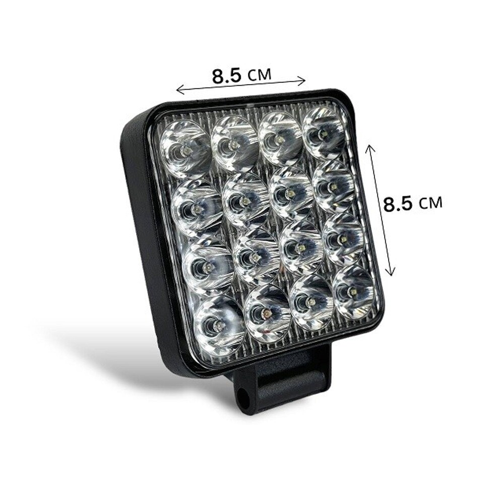 Противотуманная фара мини светодиодная квадратная 36W 3600Lm 12-80V (2шт) Противотуманная фара мини светодиодная квадратная 36W 3600Lm 12-80V (2шт)