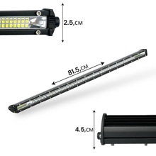 Противотуманная фара универсальная 180W 82см 12-24V