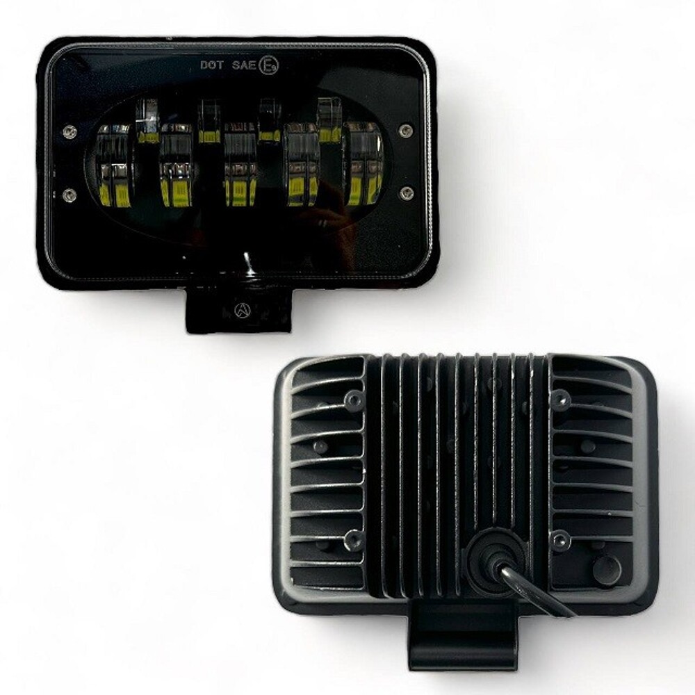 Противотуманная фара с ход. огнем 35W дальний ближний 12-24V (1шт) Противотуманная фара с ход. огнем 35W дальний ближний 12-24V (1шт)