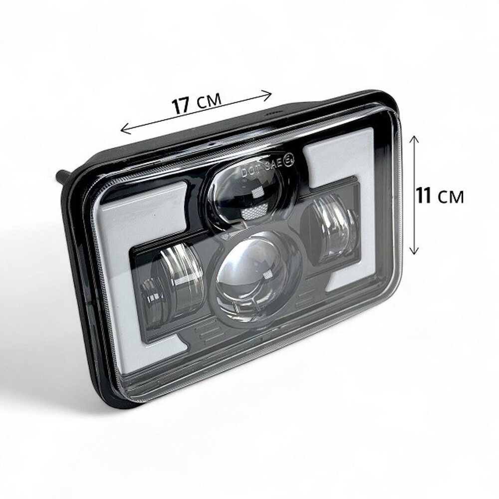 Противотуманная фара светодиодная 2 режима белый/желтый 168*106*65 12-24v Противотуманная фара светодиодная 2 режима белый/желтый 168*106*65 12-24v