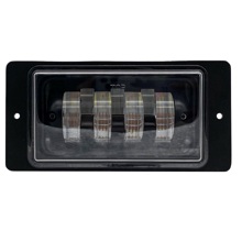 Противотуманная фара LED 2110-2114 7 линз белый/желтый (компл)