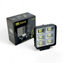 Противотуманная фара светодиодная квадратная 16W 1800Lm 101*101*37мм 12-24V (1шт)