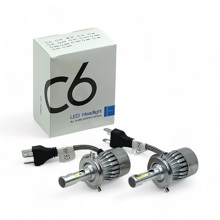 Светодиодные лампы H4 C6 6000K 4000Lm 26W 8-48V (комплект 2шт)