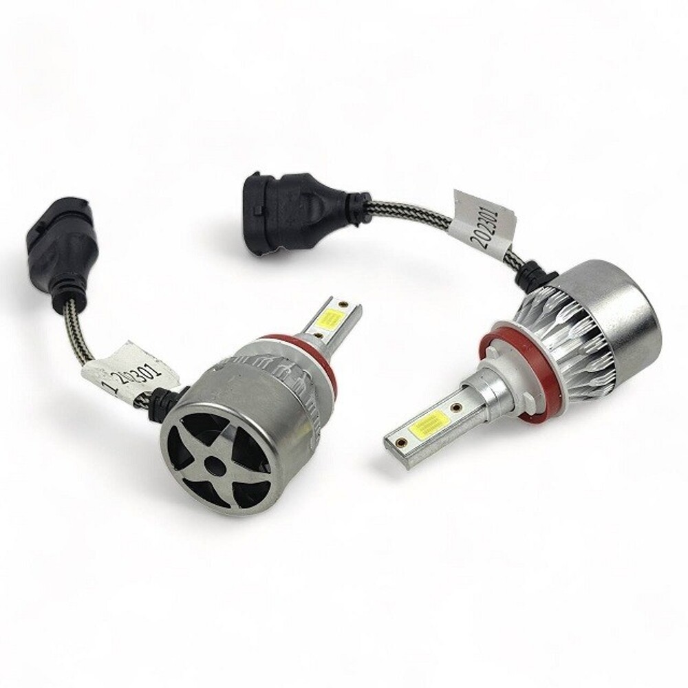 Светодиодные лампы H11 C6 6000K 4000Lm 26W 8-48V (комплект 2шт) Светодиодные лампы H11 C6 6000K 4000Lm 26W 8-48V (комплект 2шт)