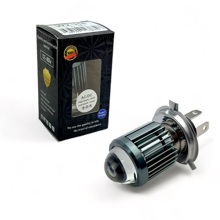 Светодиодные лампы H4 W2 линза 6000k 16w 12-24v (1шт)