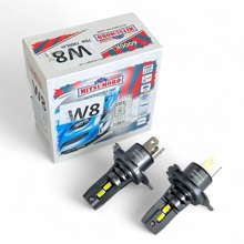 Светодиодные лампы H4 W8 CSP LED 6000K 7000Lm 35W 12V (2шт)