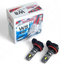 Светодиодные лампы H11 W8 CSP LED 6000K 7000Lm 35W 12V (2шт)