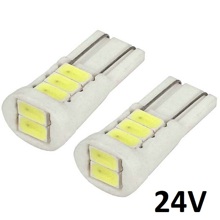 Светодиод T10 (W5W) 8 SMD 5730 24V