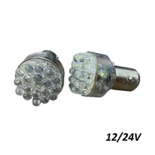 Светодиод S25 1157 (P21/5W BAY15D) 18 SMD 3030 GLASS 9-40V 2конт
