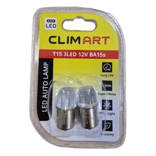 Светодиод T15 3 SMD 12V Clim Art (2шт блистер)