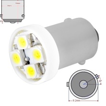 Светодиод T4 (BAX9S) 4 SMD 1210/3528 W 12V