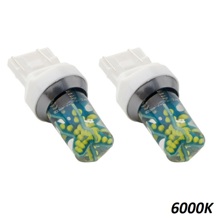 Светодиод T20 7443 (W21/5W) 168 SMD 3014 2 COLOR белый/желтый 12v 2конт (2шт)
