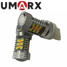 Светодиод T20 7443 (W21/5W) 31 SMD 2835 W-21 Y-10 12V желтая/белая