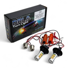 Светодиод S25 1156 (P21W BAU15S).. 42 SMD с обманкой, ходовой огонь + указатель поворота 12v (2шт)