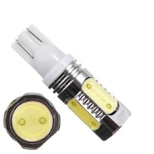 Светодиод T10 (W5W) 5 LED COB 7.5W 5х1,5w 2f flash white стробоскоп 12v