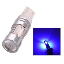 Светодиод T10 (W5W) 5 LED COB 7.5W FLASH BLUE стробоскоп синий 12v