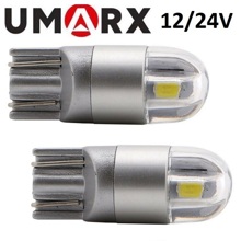Светодиод T10 (W5W) 2 SMD 2835 PH CL SILVER 12-32V