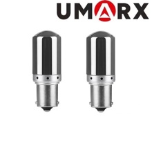 Светодиод S25 1156 (P21W BA15S) 144 SMD 3014 SILVER CAP W 12V 1конт