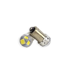 Светодиод T4 (BA9S) 3 SMD 2835 AL UL LENS CL 12V