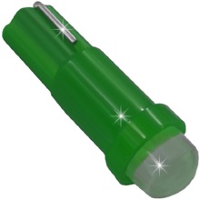 Светодиод T5 1 LED COB G 12V GREEN