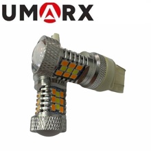 Светодиод T20 7443 (W21/5W) 31 SMD 2835 W-10 Y-21 12V желтая/белая/ 2