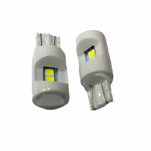 Светодиод T10 (W5W) 6 SMD 2835 CER 3X2 White + U LENS W 12V
